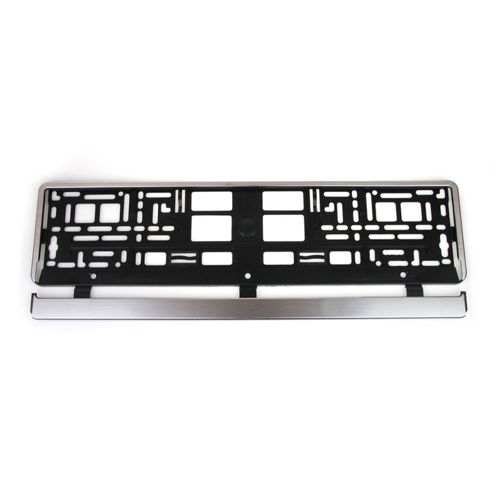 Стойка за регистрационен номер, полиран алуминий