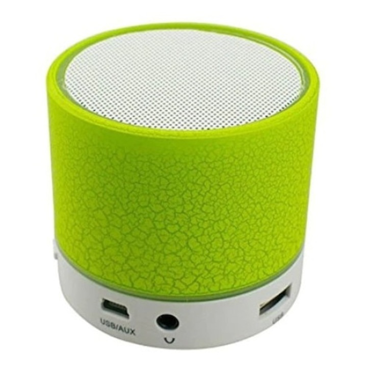 Boxa FOXMAG24 cu Dimensiuni Reduse, Acumulator Reincarcabil, Conectivitate Bluetooth, HandsFree, MP3, Slot SD Card, Radio FM, Port USB, AUX In, Lumini Ambientale LED, Design Modern