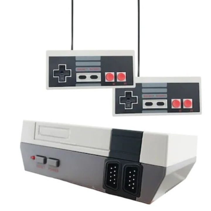 Consola retro FOXMAG24 8-bit, 620 jocuri, 2 controllere, AV