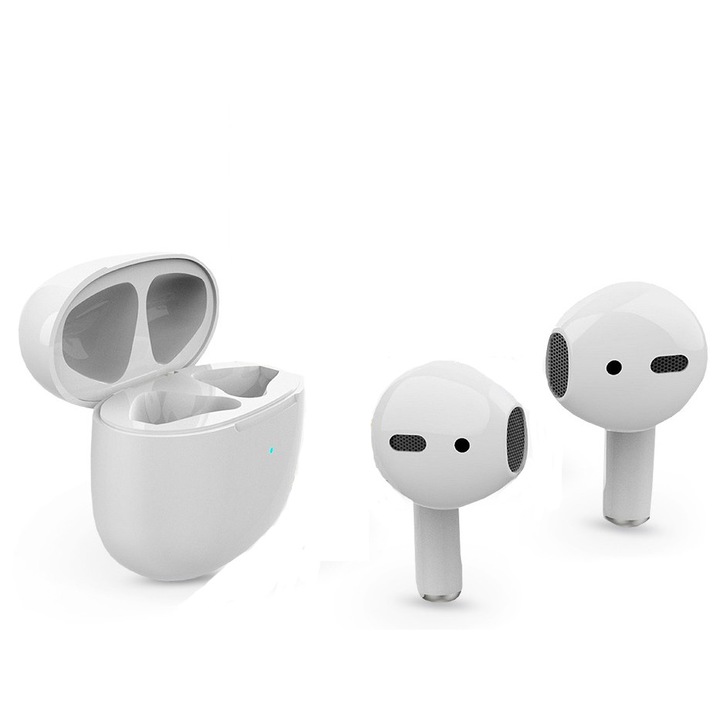 ART Bluetooth стерео TWS слушалки v5.0 + кутия за зареждане - ART Pure AP-TW-B1 Wireless Headset - бели