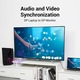 Vention HACBF-kábel, fekete, DisplayPort dugó – dugó, v.1.2, 1 m
