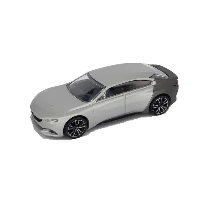 Peugeot Concept autó, Exalat Salon de Paris, 2014, gyűjtemény, fém modell, méretarány 1:64, szürke