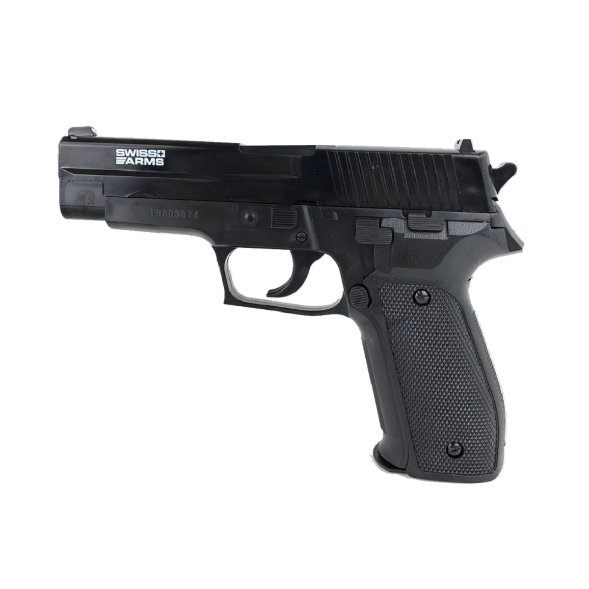 Pistol Airsoft cu arc, Swiss Arms P226 HPA MS, 0.5 J, 198 mm eMAG.ro