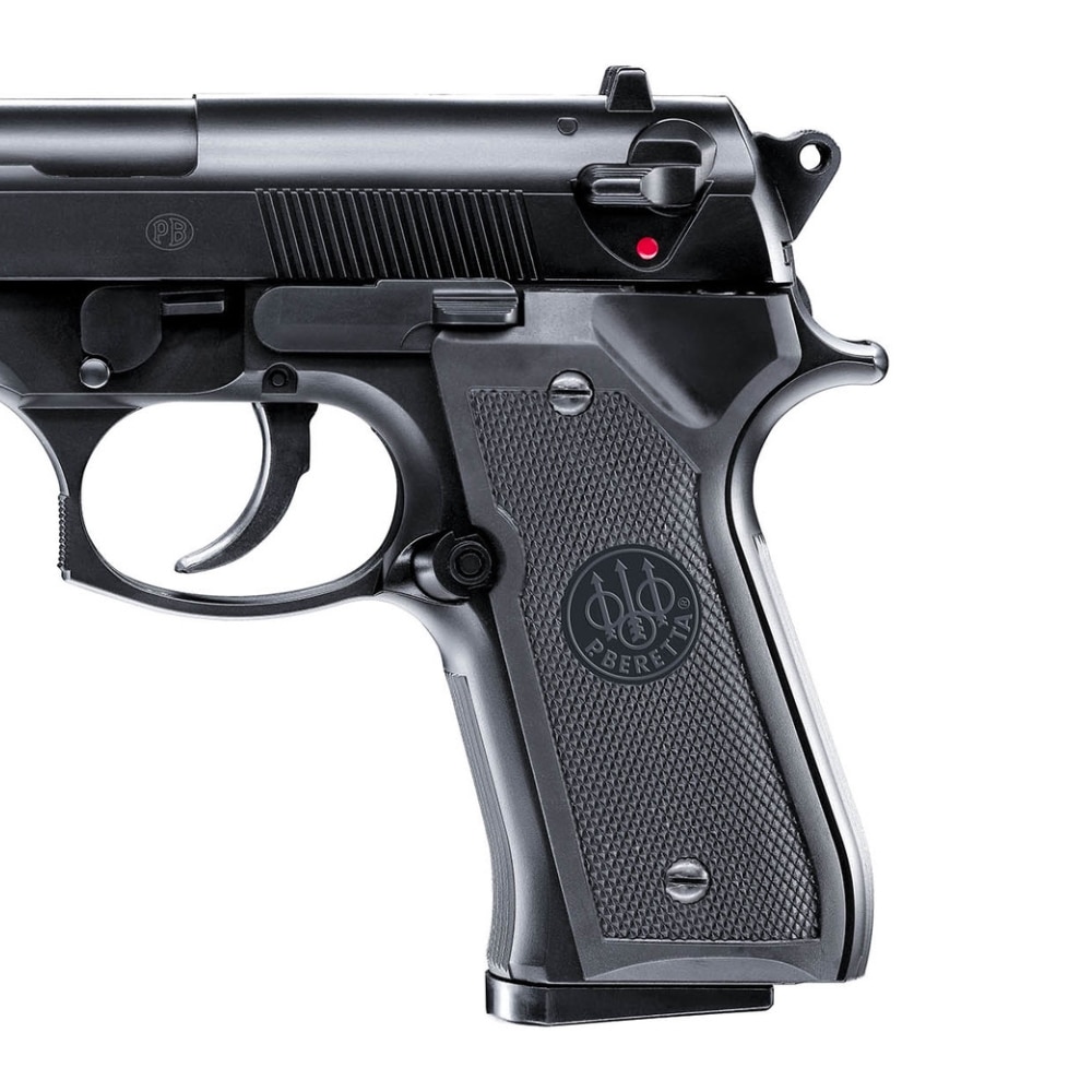 Pistol Airsoft cu arc, Beretta M9, 0.5 J, 214 mm, 360 g eMAG.ro
