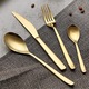 Set tacamuri din inox 24 piese, Berglander CTT271G24 auriu