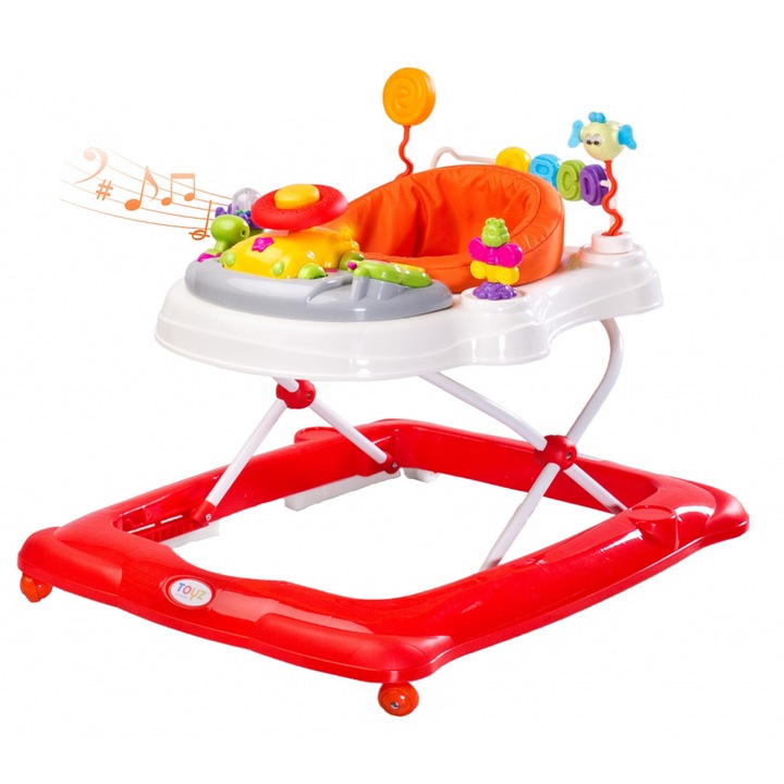 Premergator 3 in 1 pentru copii Toyz Stepp STP-2, Rosu