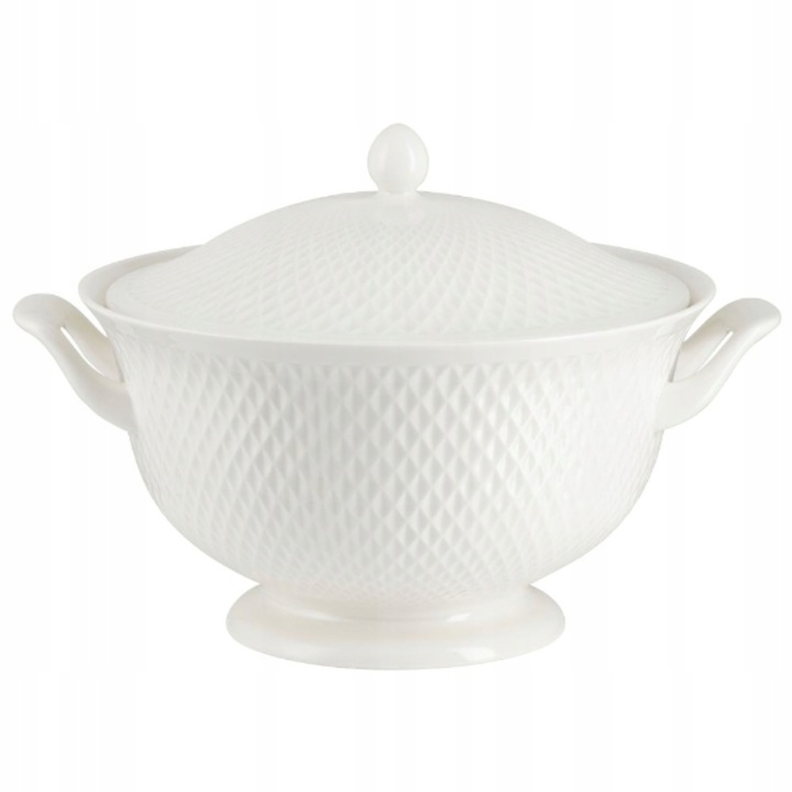 Bol supa Villa Italia, Ceramica, 2.5l, Alb