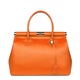 Bianca narancssárga természetes bőr táska