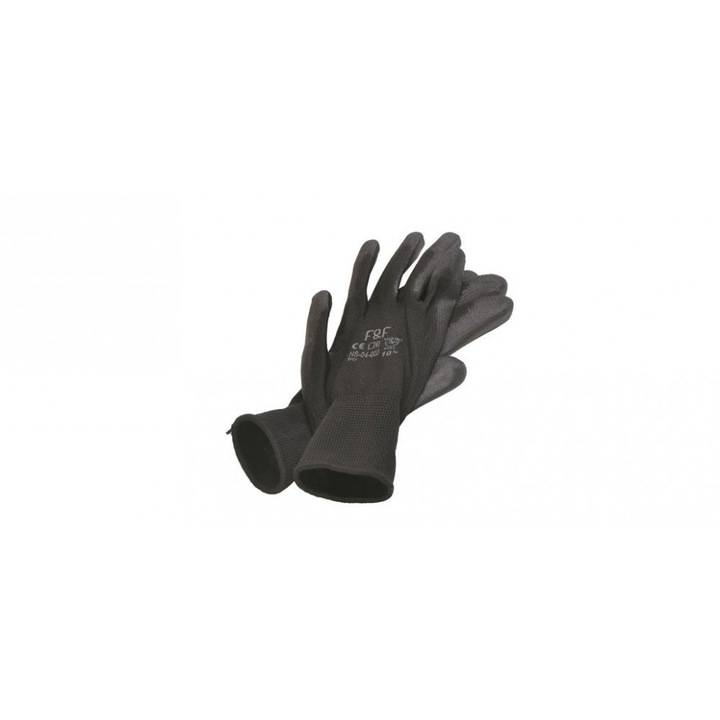Set Manusi cu Pelicula Poliuretan WD-40, Negru, L