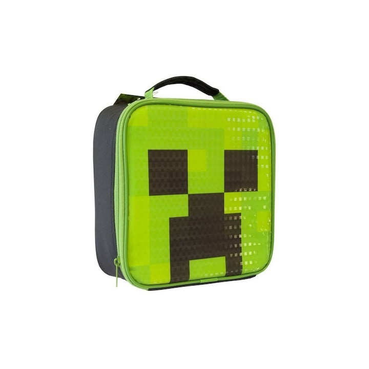 Термо чанта за обяд Minecraft Cubic Creeper, Многоцветна