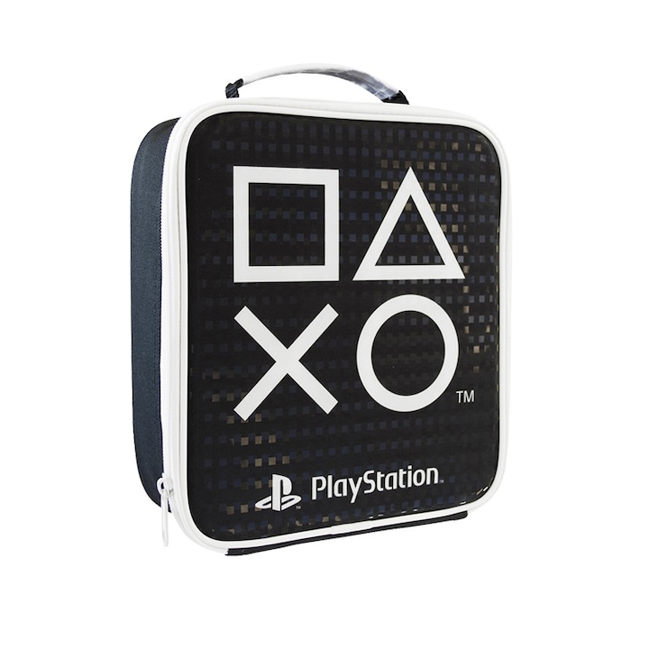 Термо чанта за обяд PlayStation, черна