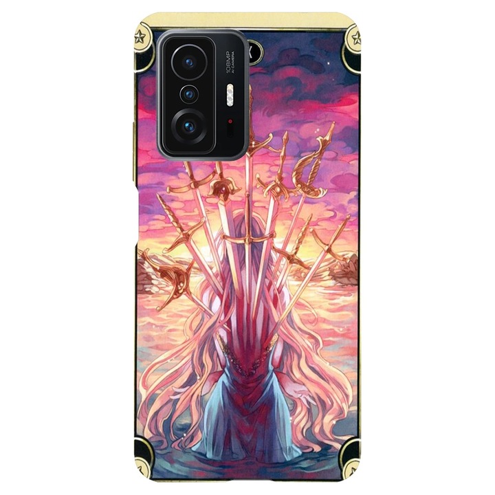 Кейс съвместим с Xiaomi Mi 9T Pro модел Ace of swords, силикон, TPU, обратното