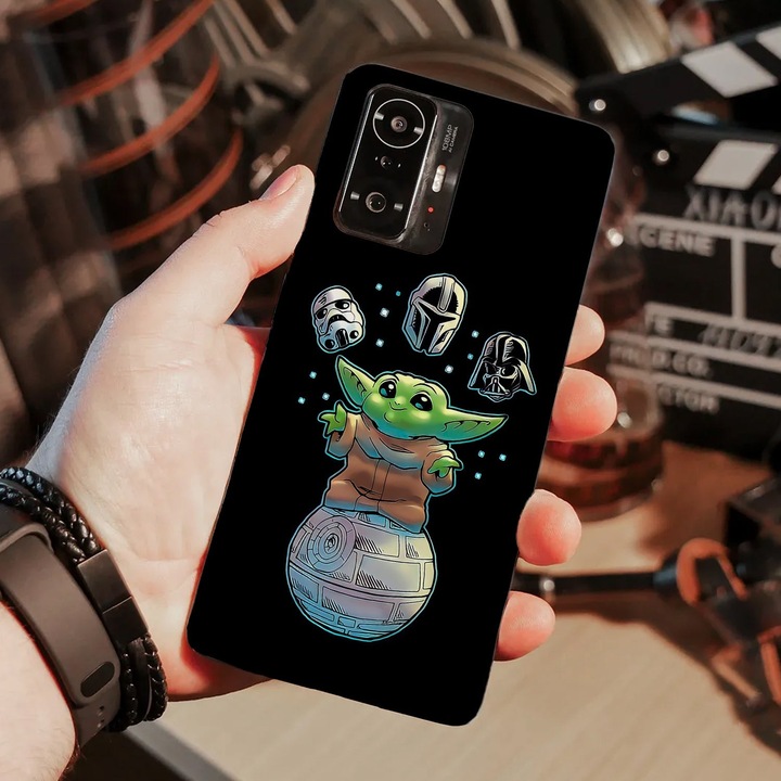 Кейс съвместим с Xiaomi Redmi 10X Pro 5G модел Baby Yoda, Силикон, TPU, Обратно