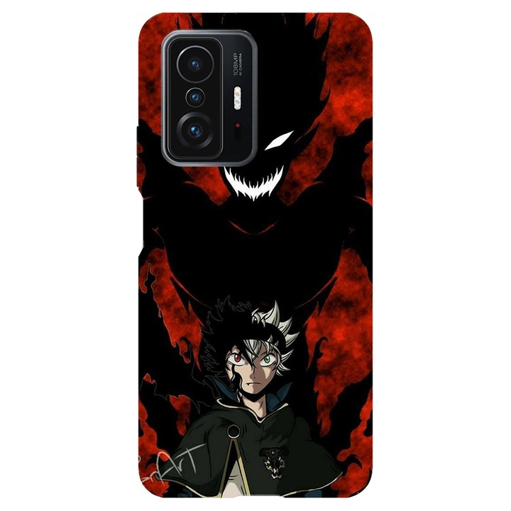 Капак, съвместим с Xiaomi Redmi 10X Pro 5G модел Black Clover Astra's Demons, Silicon, TPU, Viceversa