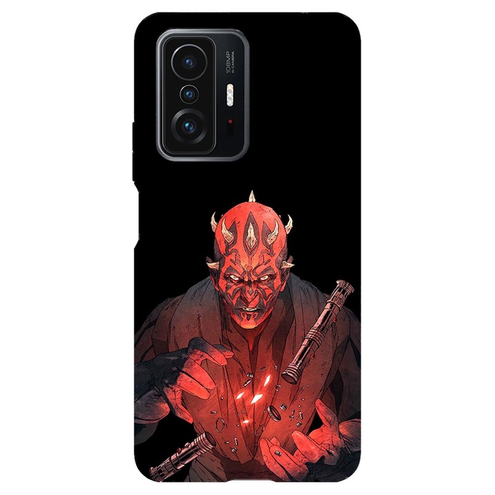 Кейс съвместим с Xiaomi Mi 9T Pro модел Darth Maul, силикон, TPU, обратното