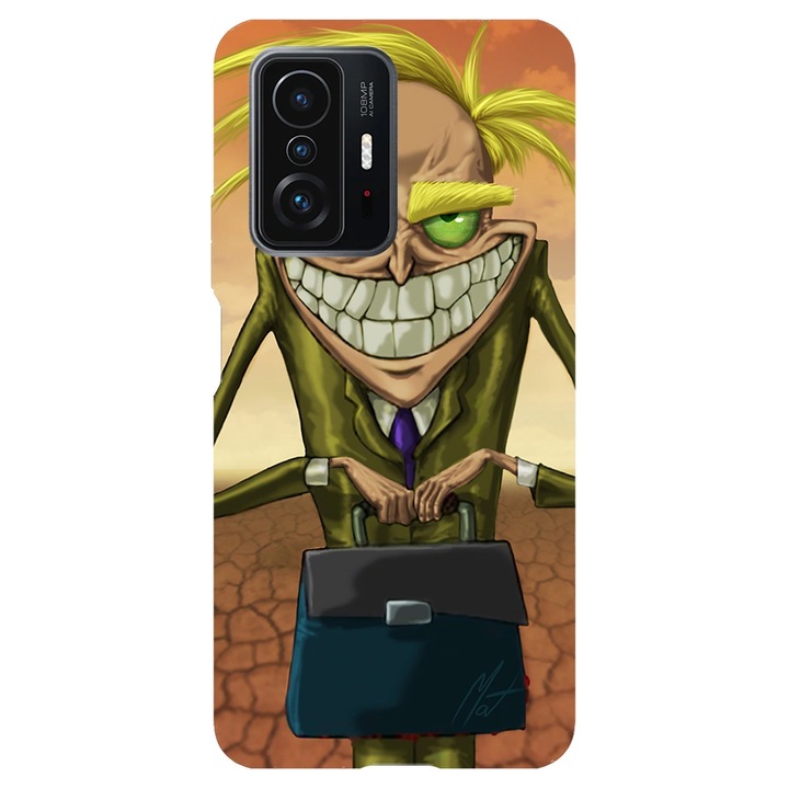 Кейс съвместим с Xiaomi Mi 9T Pro модел Freaky Fred, силикон, TPU, обратното