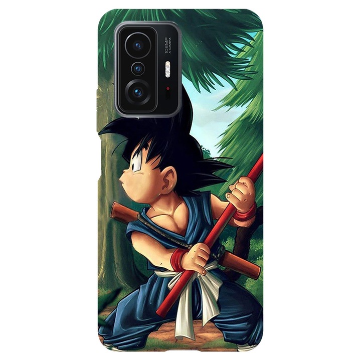 Кейс съвместим с Xiaomi Mi Note 10 Lite модел Goku Dragon Ball Z, силикон, TPU, обратното