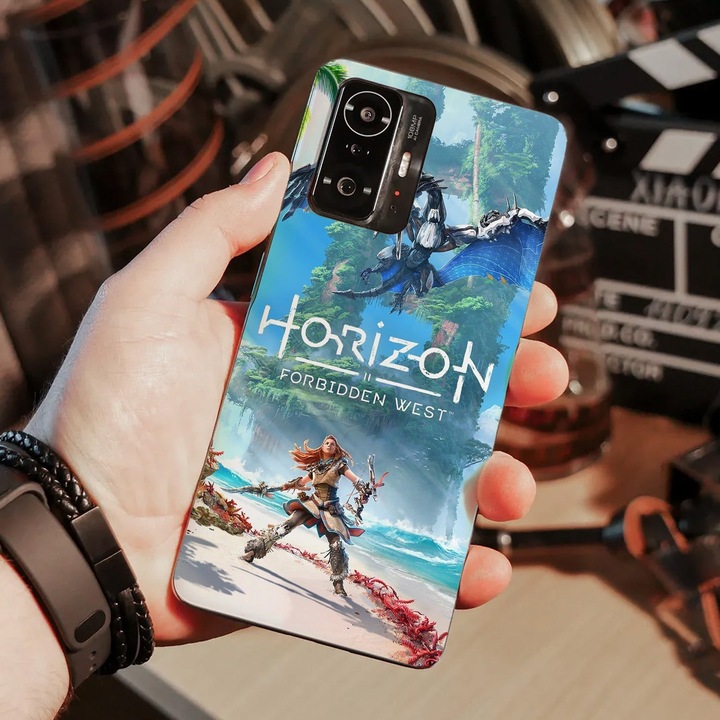 Кейс съвместим с модел Xiaomi Mi 11T Horizon Forbidden West, Silicon, TPU, обратно