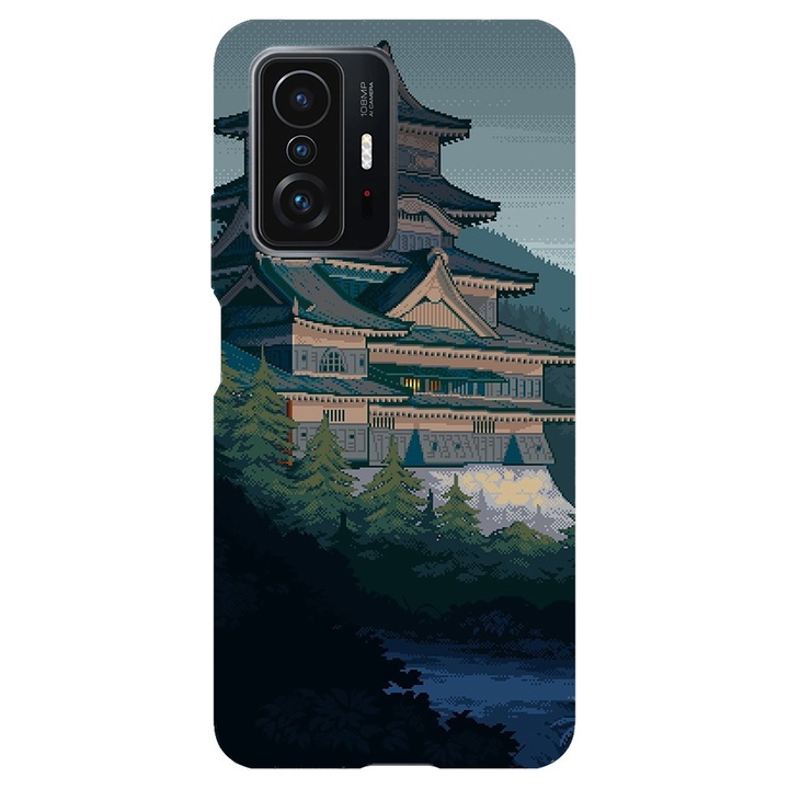 Кейс съвместим с Xiaomi Redmi 10 модел Japan Castle, силикон, TPU, обратно