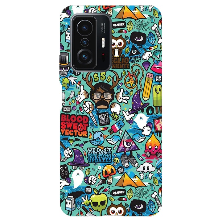 Tok kompatibilis a Poco X3 (NFC) modellel Modern Graffity, Silicon, TPU, Viceversa