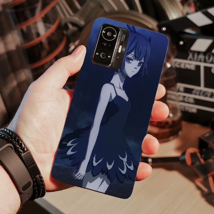 Капак, съвместим с Xiaomi Redmi 10X Pro 5G модел Nero Black Clover, Silicon, TPU, обратно