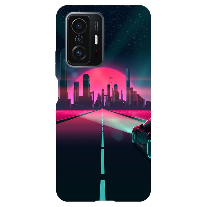 Кейс съвместим с Xiaomi Mi 9T Pro модел Night City, силикон, TPU, обратно