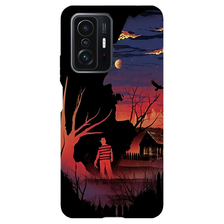 Кейс съвместим с Xiaomi Mi 9T Pro модел Кошмар на улицата, силикон, TPU, обратното