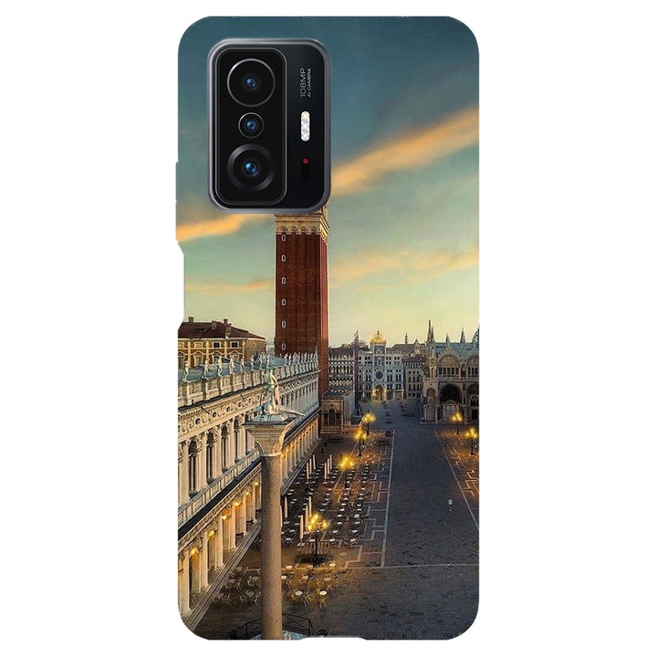 Кейс съвместим с Xiaomi Mi 9T Pro модел Piazza San Marco Venezia, силикон, TPU, обратното