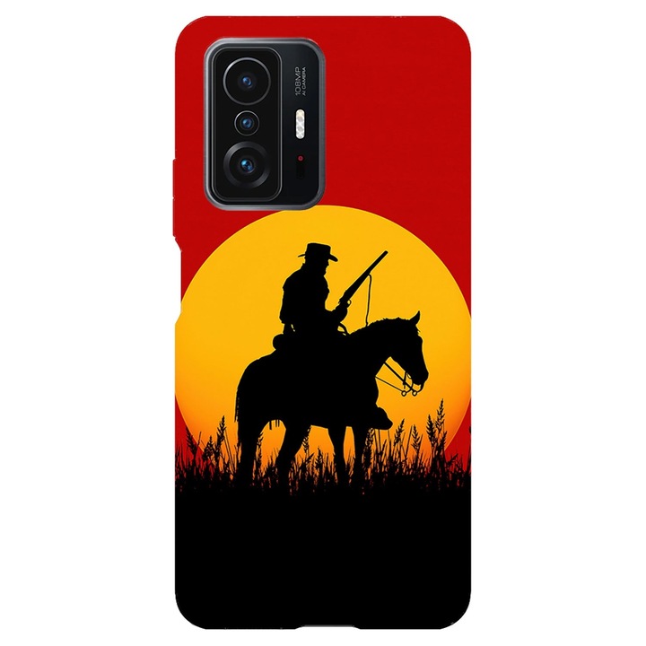Кейс съвместим с Xiaomi Mi 9T Pro модел Red Dead Redemption, силикон, TPU, обратното