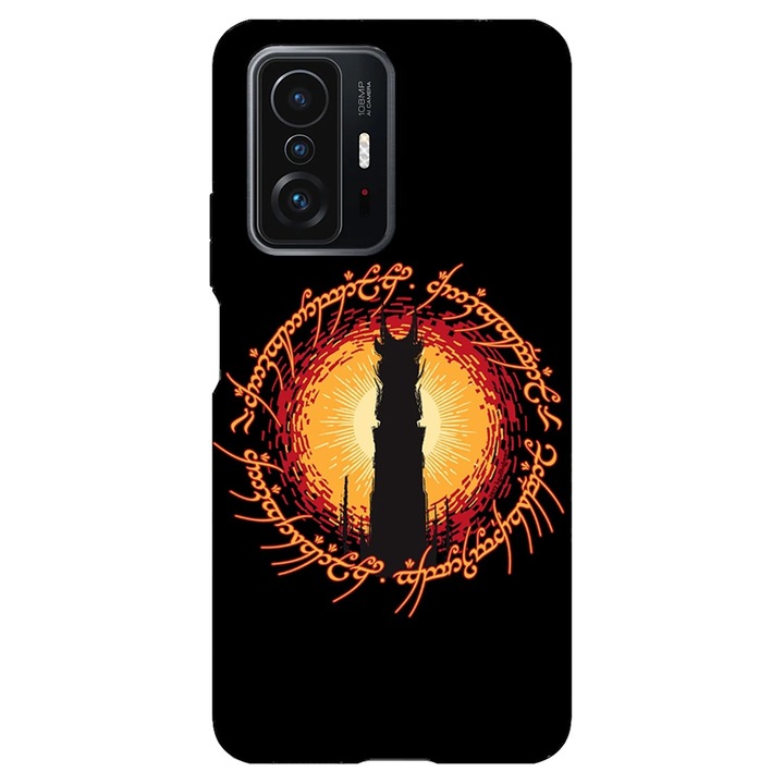 A burkolat kompatibilis a Poco X3 (NFC) Sauron Lord Of the Rings modellel, szilícium, TPU, Viceversa