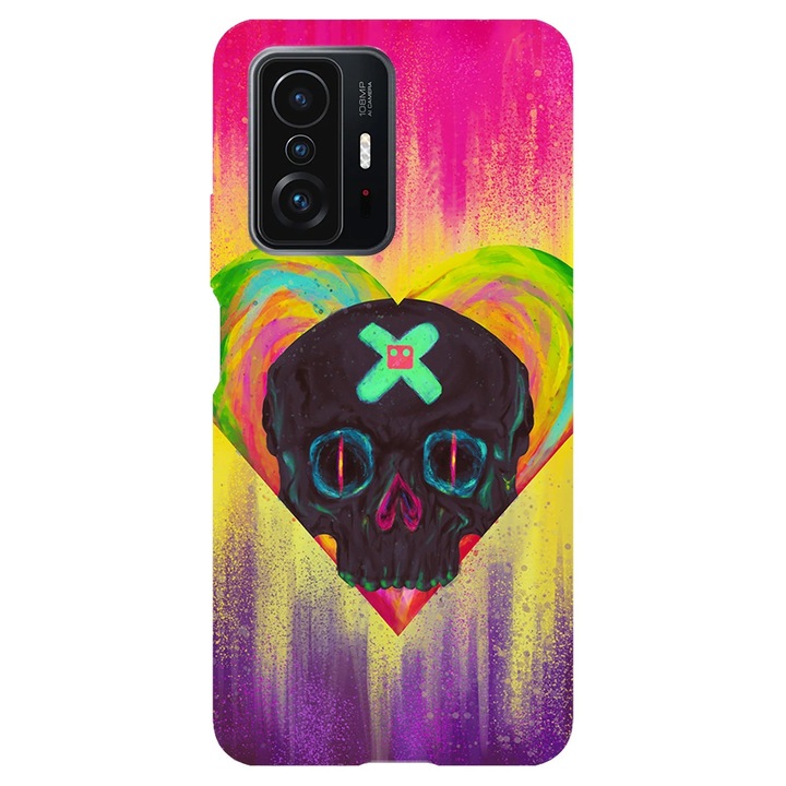 Husa compatibila cu Xiaomi Redmi 9A model Skull Art, Silicon, TPU, Viceversa