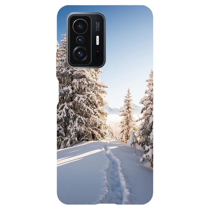 Кейс съвместим с модел Xiaomi Mi 9T Pro Snow Path Switzerland, силикон, TPU, обратното
