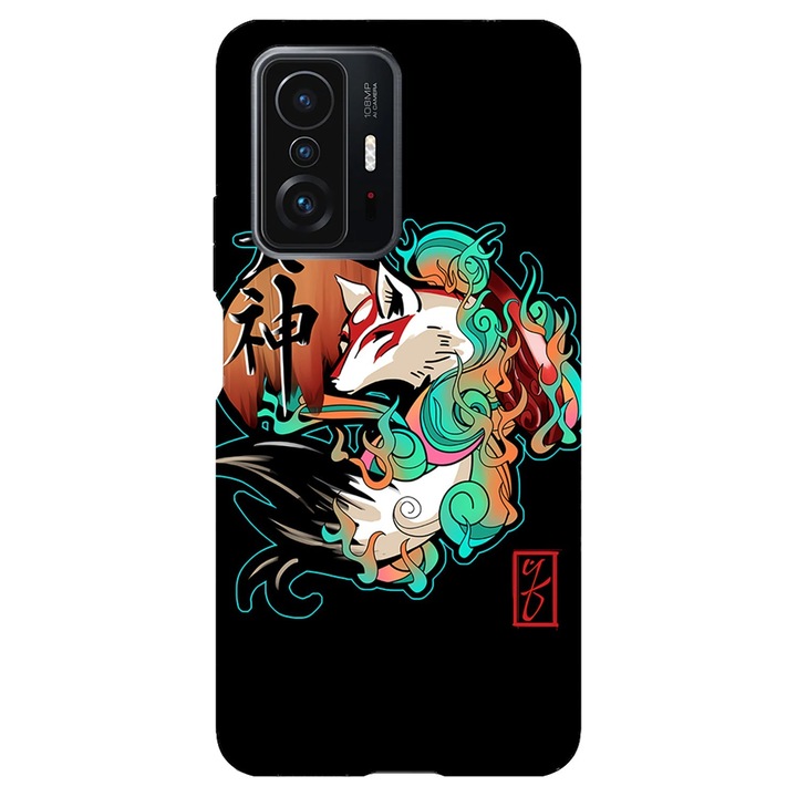 Кейс съвместим с Xiaomi Mi 9T модел Sun Goddess Amaterasu, силикон, TPU, обратното