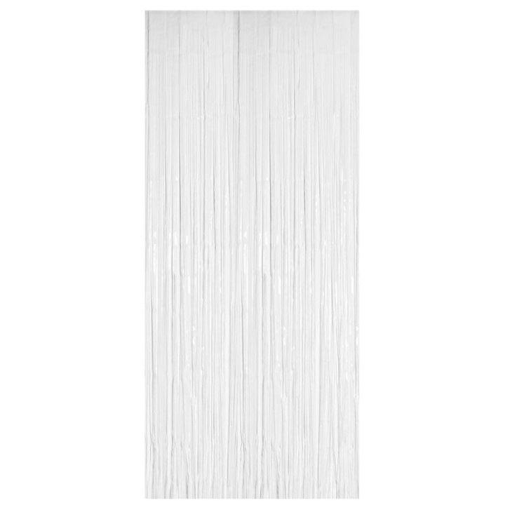 Парти завеса, 73X273 см, бяла