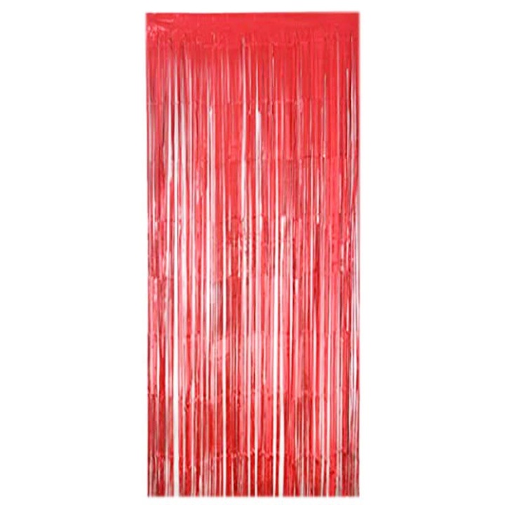 Partifüggöny, 73X273Cm, Piros