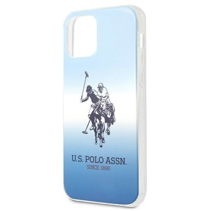 Husa pentru iPhone 12 Mini, US Polo Assn, USHCP12SPCDGBL, Gradient Collection, Albastru