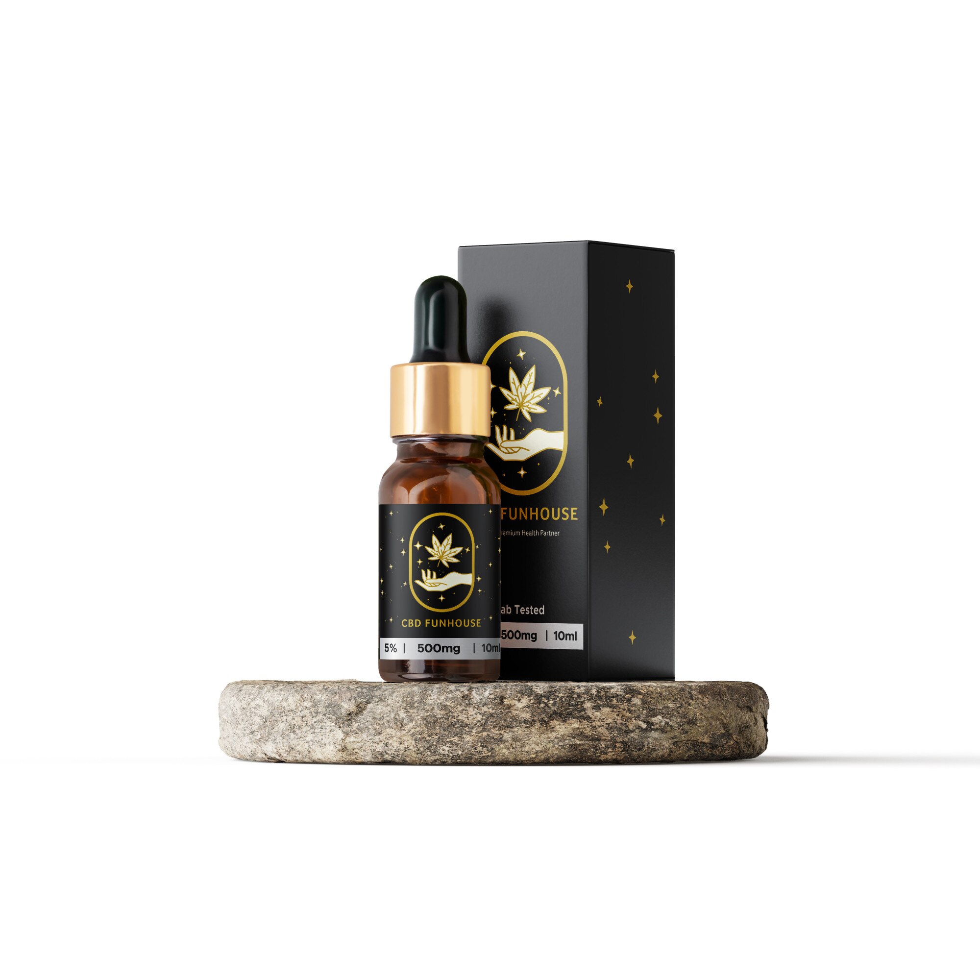 CBD масло Funhouse, Premium 5%, Канабидиол, 500 мг, 10 мл - eMAG.bg