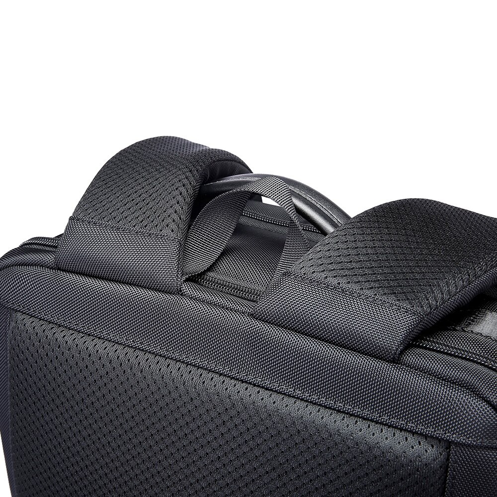 Rucsac laptop 15.6", business, impermeabil cu port USB, BANGE, 46x33x19 cm, Negru