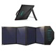 Panou solar fotovoltaic pliabil Choetech SC007 80W, USB tip C Power Delivery / 2x USB Quick Charge / 2.4A, DC si conectori, Negru