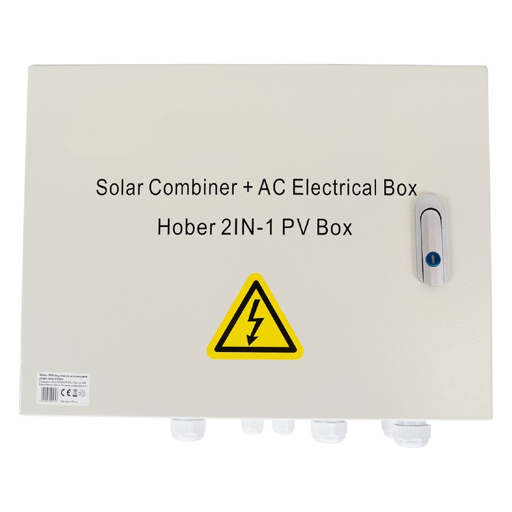 Tablou protectie si intrerupere sistem solar PNI CBT 3, sistem solar trifazic, AC DC intrare 4 stringuri, iesire 1 string