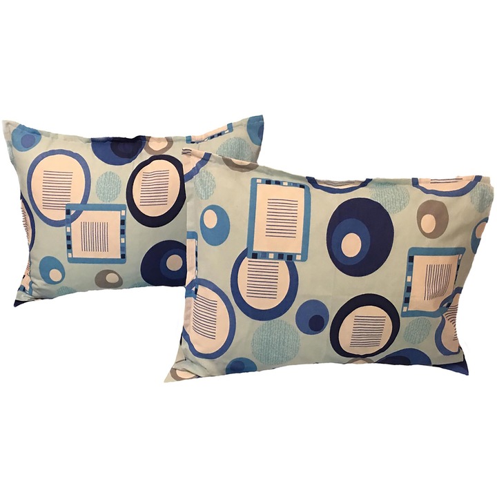 Set doua huse de perna bleumarin 50X70cm din din bumbac 100%, by Liz Line - SP50/70015