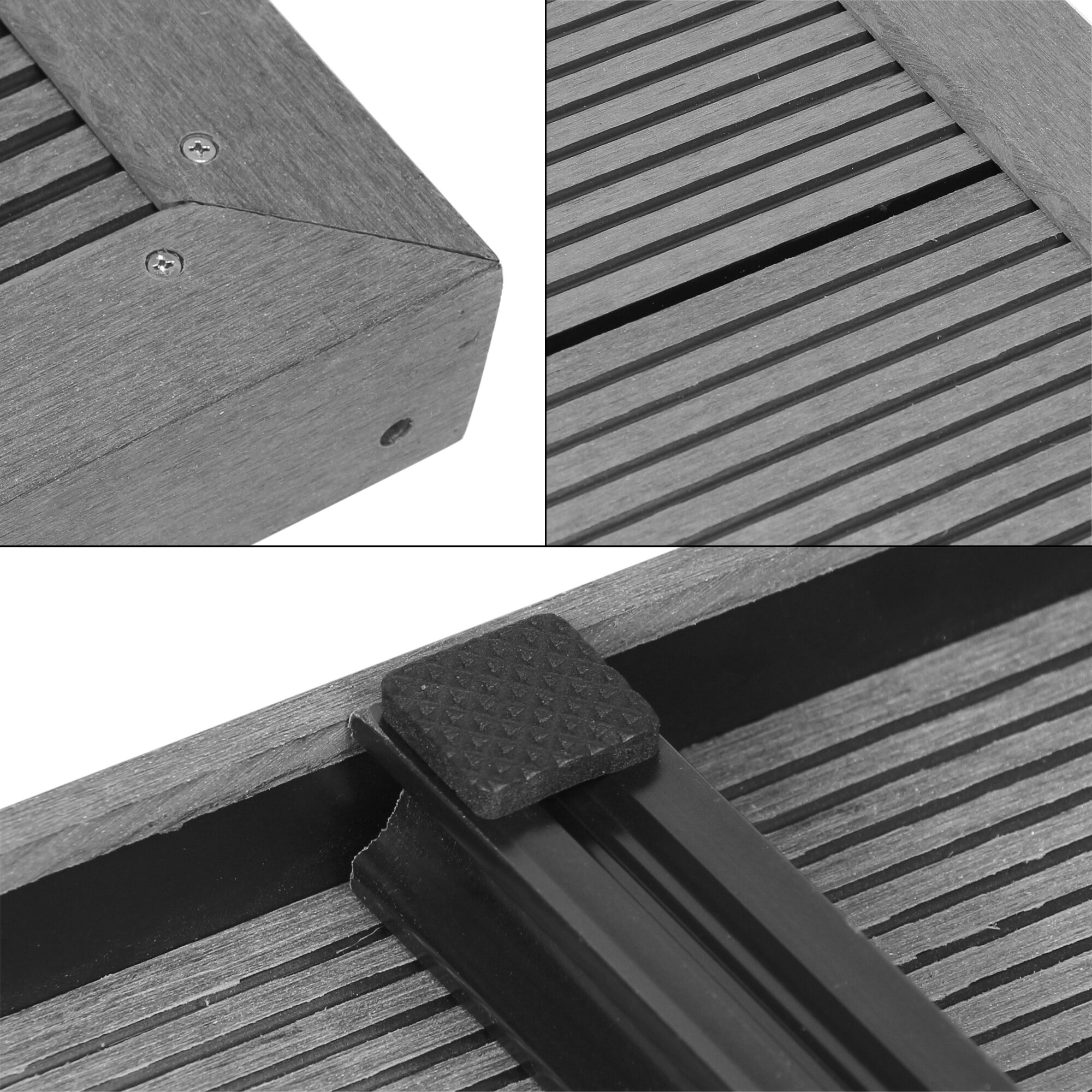 Комплект соларен душ и подова настилка ML Design, За басейн, PVC ...