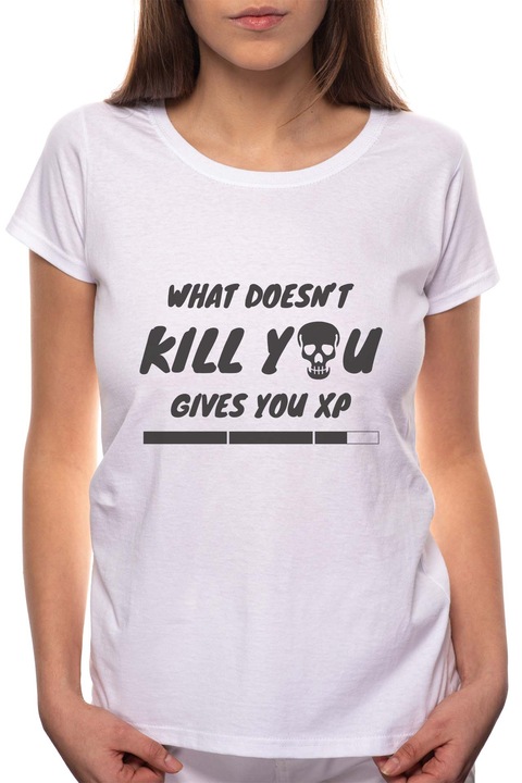 Game - XP, Kerek nyakú női póló, 100% Pamut, 475, Fehér