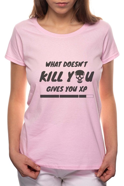 Game - XP, Kerek nyakú női póló, 100% Pamut, 475, Rózsaszín