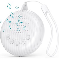 Dispozitiv generare Sunete Albe, 10 melodii perfecte pentru copii si adulti, portabil, timer, Autonomie 24h, Reincarcabil, White Noise, Alb