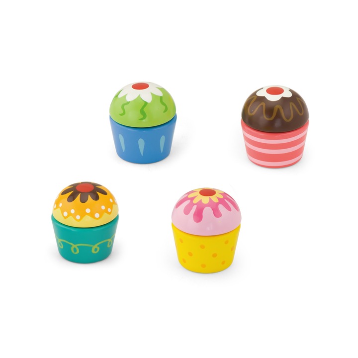 Set briose de jucarie, Viga, 4 piese, +2 ani, Multicolor