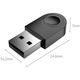Orico BTA-608 V5.0 Bluetooth adapter, fekete