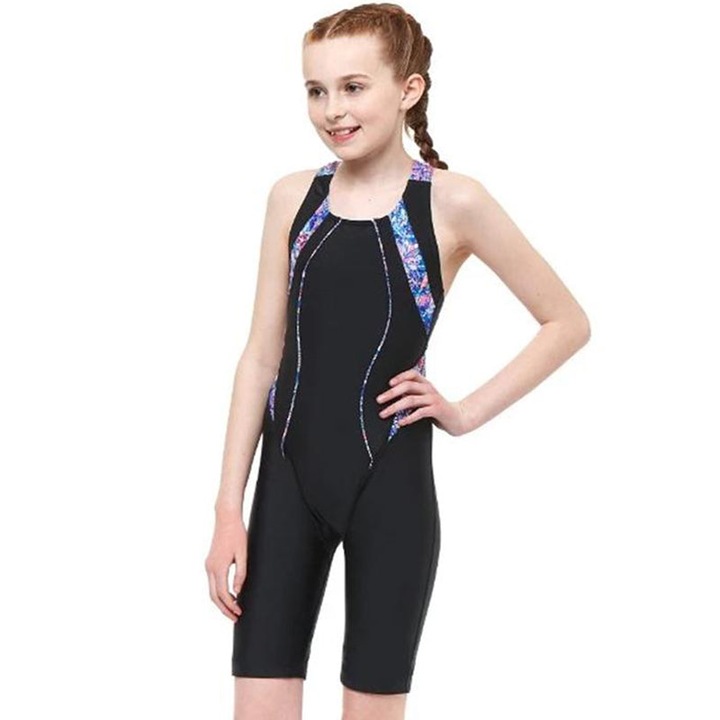 Costum inot Maru Secret Garden Legsuit, de antrenament sau agrement, multicolor