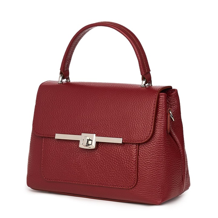 myOwn, Кожена ръчна чанта Sierra, Тъмночервен