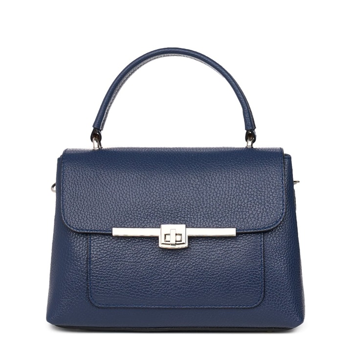 myOwn, Кожена ръчна чанта Sierra, Тъмносин